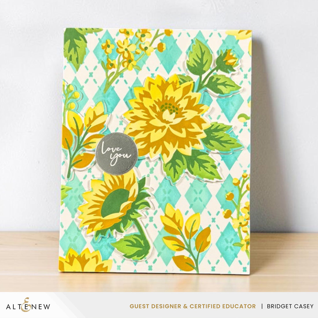 Altenew Stencil Art: Botanical Argyle & Add-on Die Bundle