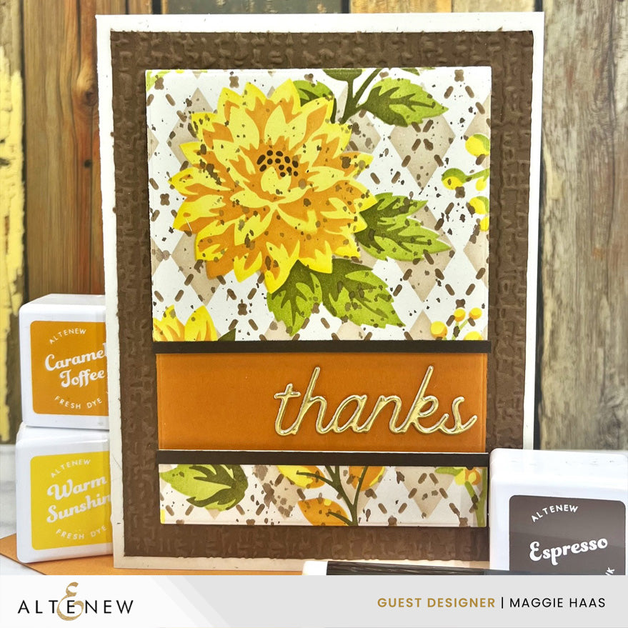 Altenew Warm & Cozy Sentiments Die Set