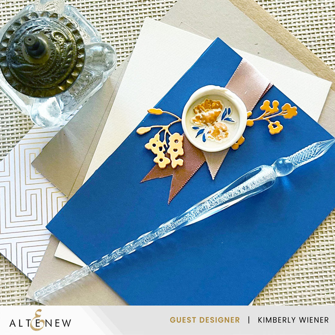 Altenew Soft Peonies Wax Seal Stamp