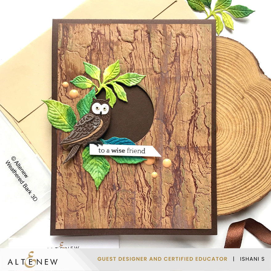 Altenew Mini Delight: Woodland Wisdom Stamp & Layering Die Set