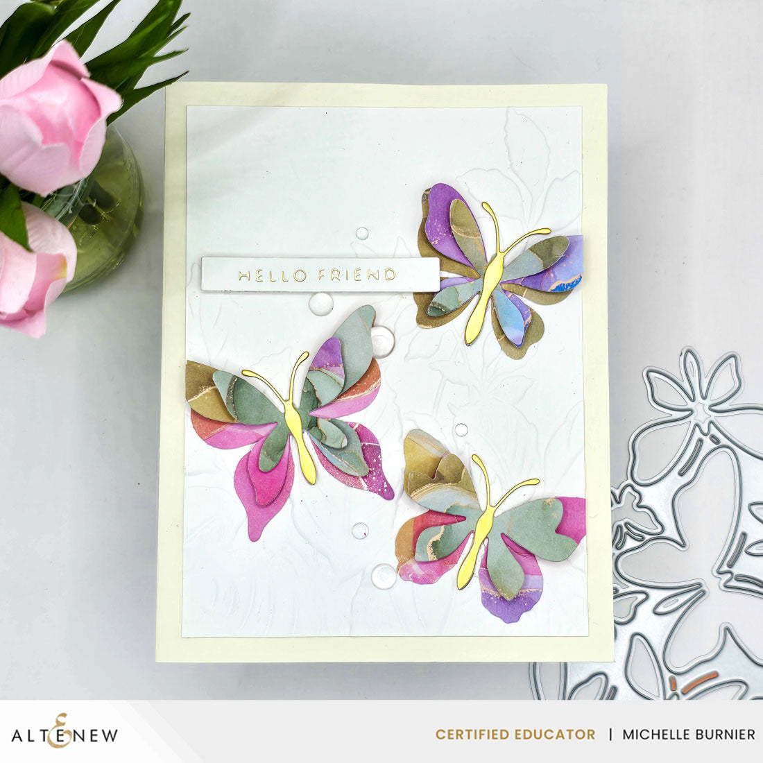 Altenew Creative Cuts: Zero-Waste Fluttering Fantasies Die Set