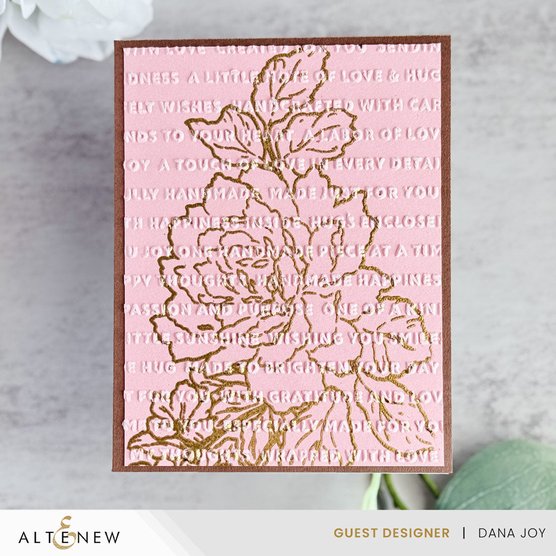 Altenew Handmade Happiness 3D Embossing Folder