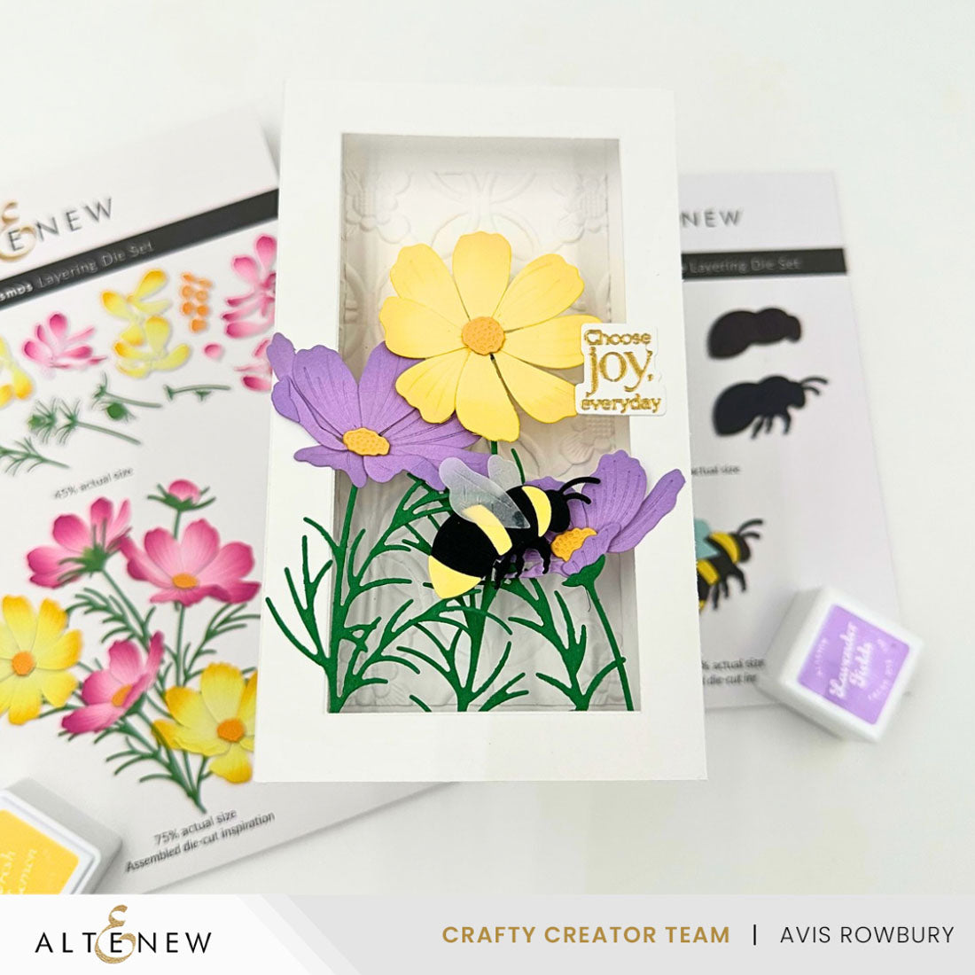 Altenew Botanical Rails 3D Embossing Folder