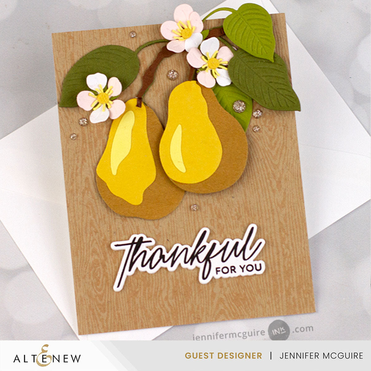 Altenew Essential Textures: Fine Woodgrain Press Plates/Foil Plates