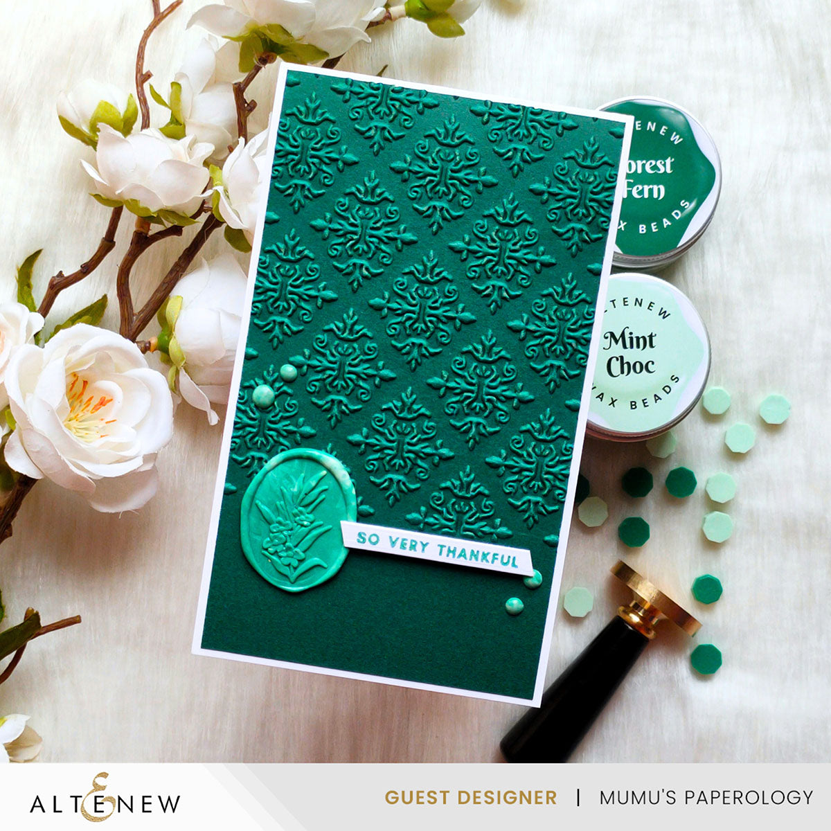 Altenew Royal Brocade 3D Embossing Folder