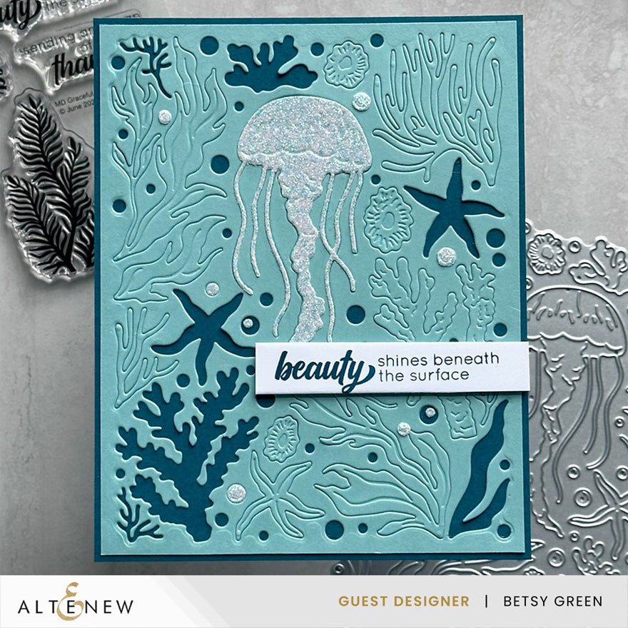 Altenew Creative Cuts: Zero-Waste Beneath the Blue Die Set