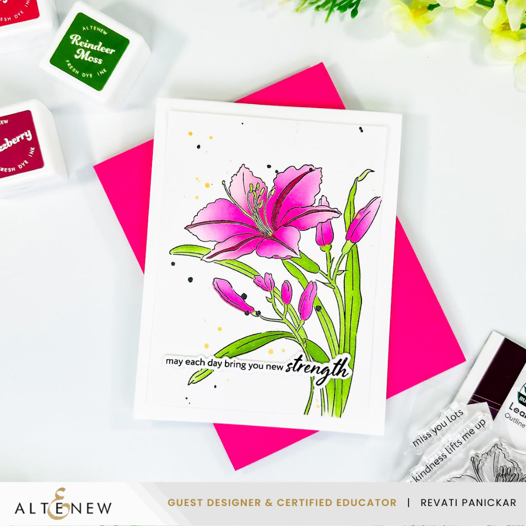 Altenew Build-A-Garden: Leaning Lily