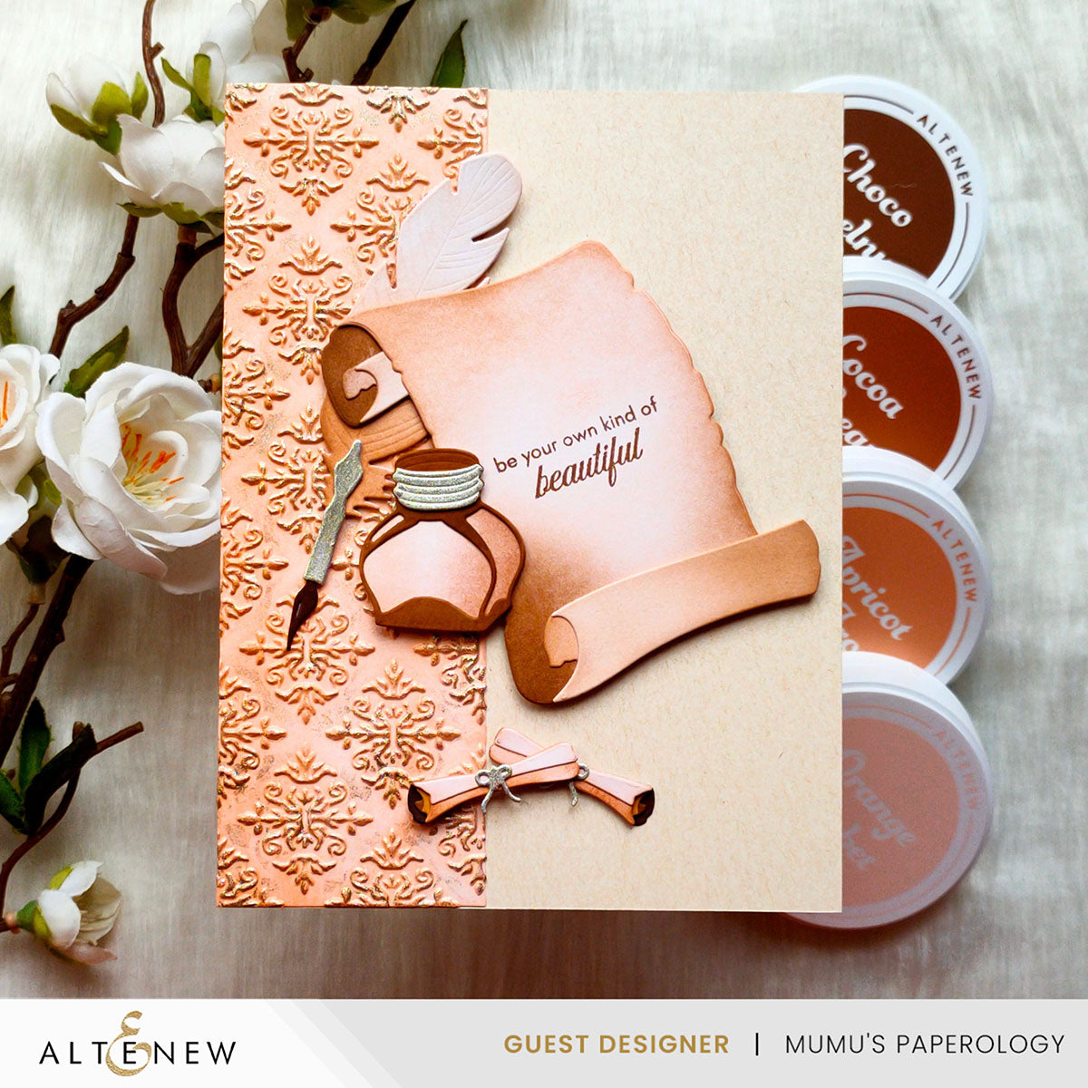 Altenew Parchment Scrolls Layering Die Set