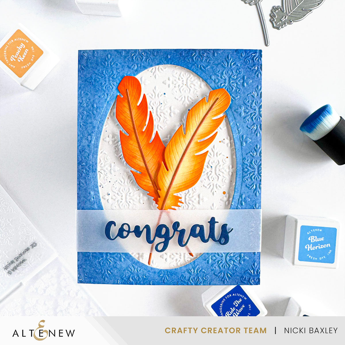 Altenew Royal Brocade 3D Embossing Folder