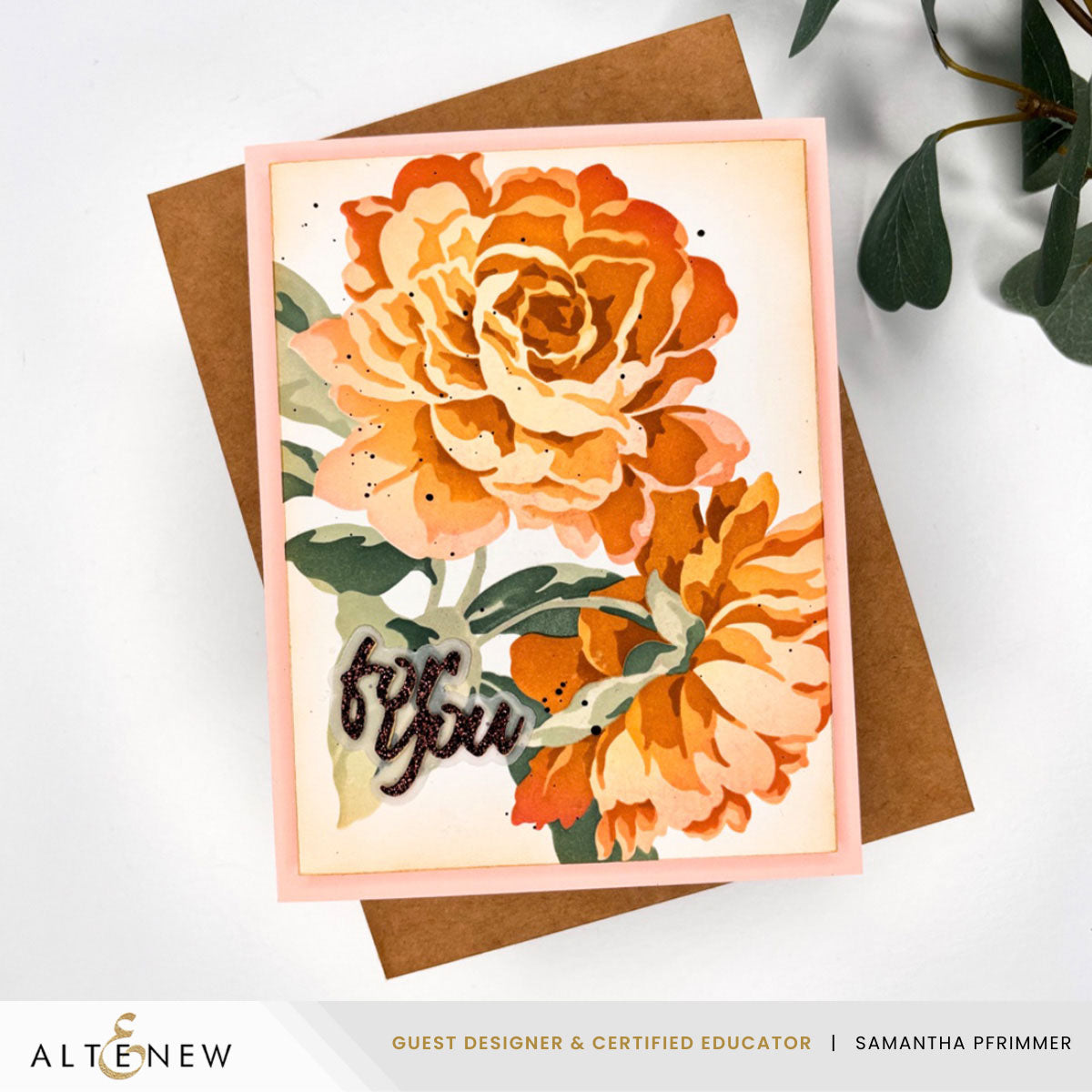 Altenew Stencil Art: Majestic Roses Layering Stencil Set