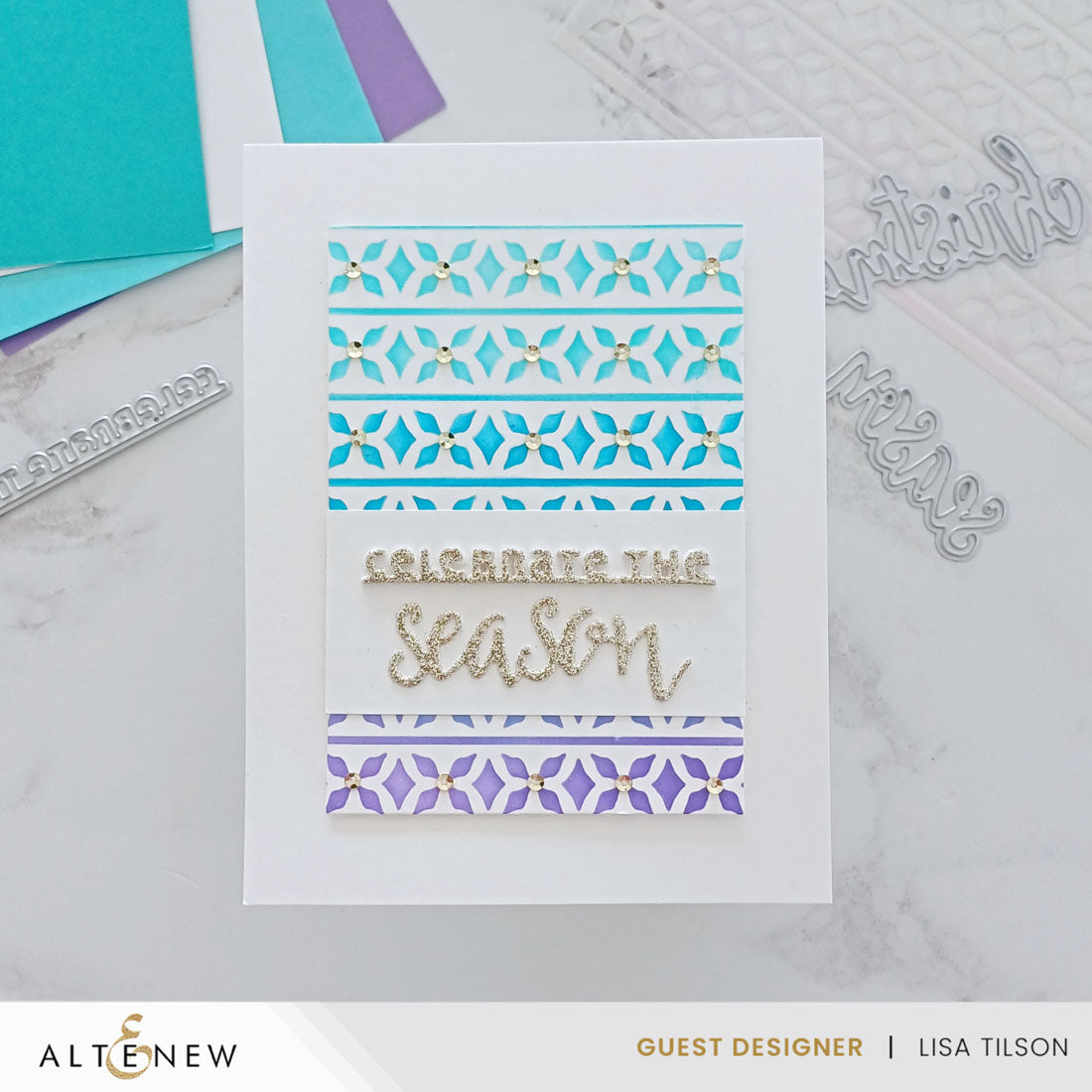 Altenew Sweater Knits Stencil