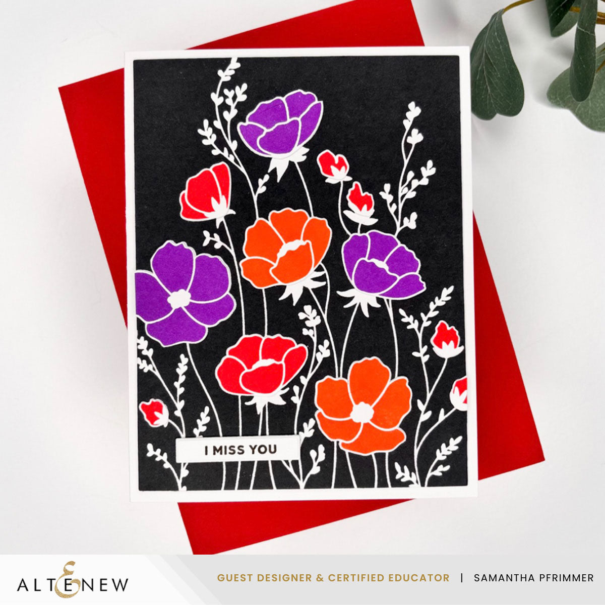 Altenew Wildflower Whispers Press Plate
