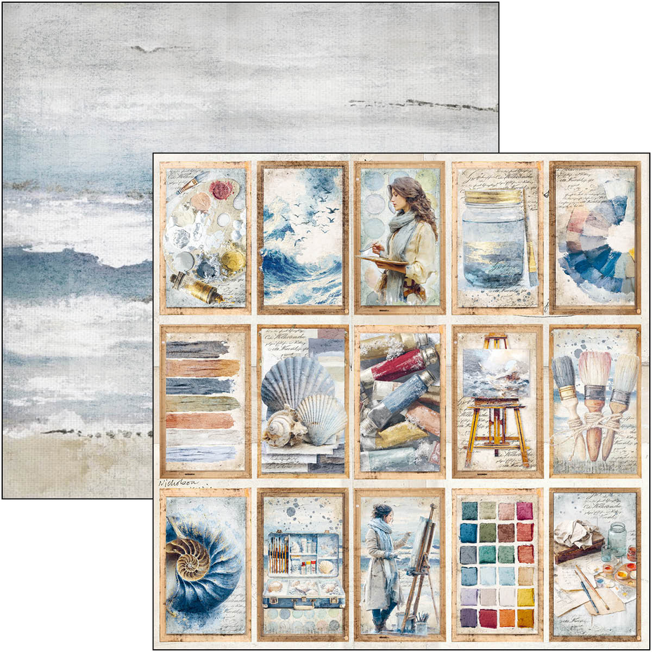 Ciao Bella An Artist Journey 12x12 Inch Patterns Pad (8pcs) (CBT092)