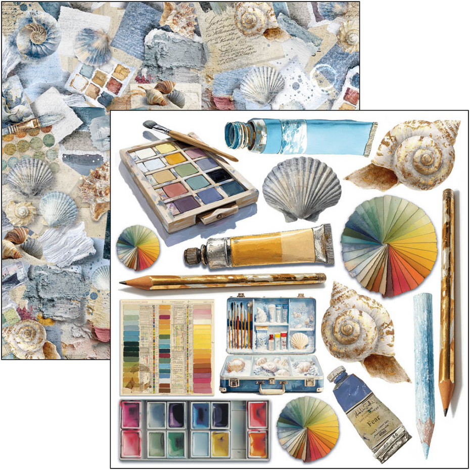 Ciao Bella An Artist Journey 6x6 Inch Fussy Cut Pad (24pcs) (CBQE092)