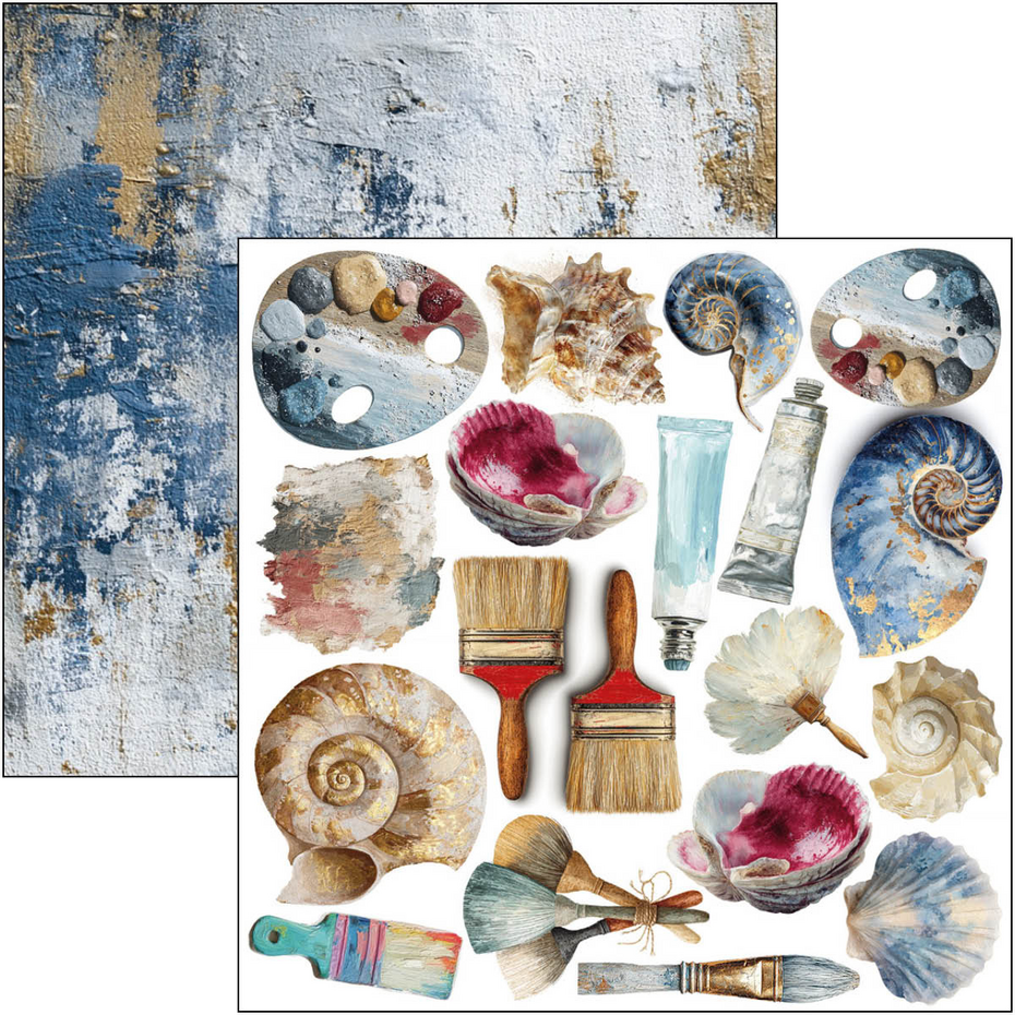 Ciao Bella An Artist Journey 6x6 Inch Fussy Cut Pad (24pcs) (CBQE092)