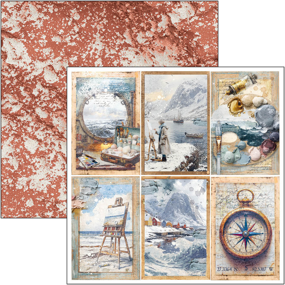 Ciao Bella An Artist Journey 8x8 Inch Paper Pad (12pcs) (CBH092)