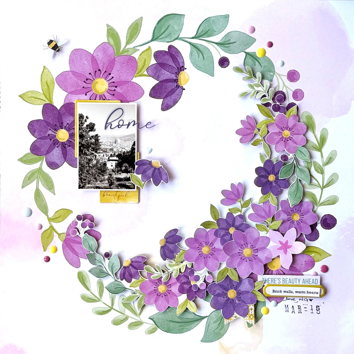 Pinkfresh Studio Crafted Moments: Floral Ephemera