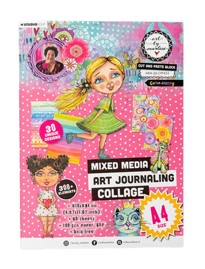 Art By Marlene Cut & Paste Block A4 (ABM-26-CPP453)