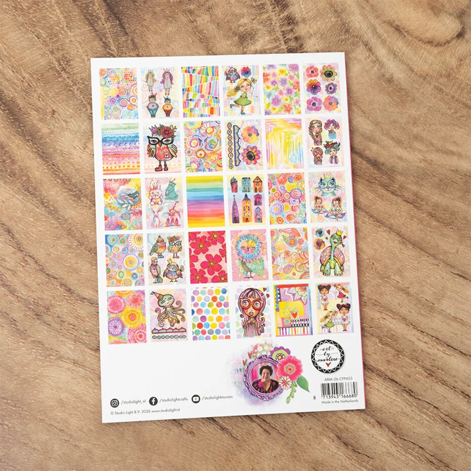 Art By Marlene Cut & Paste Block A4 (ABM-26-CPP453)