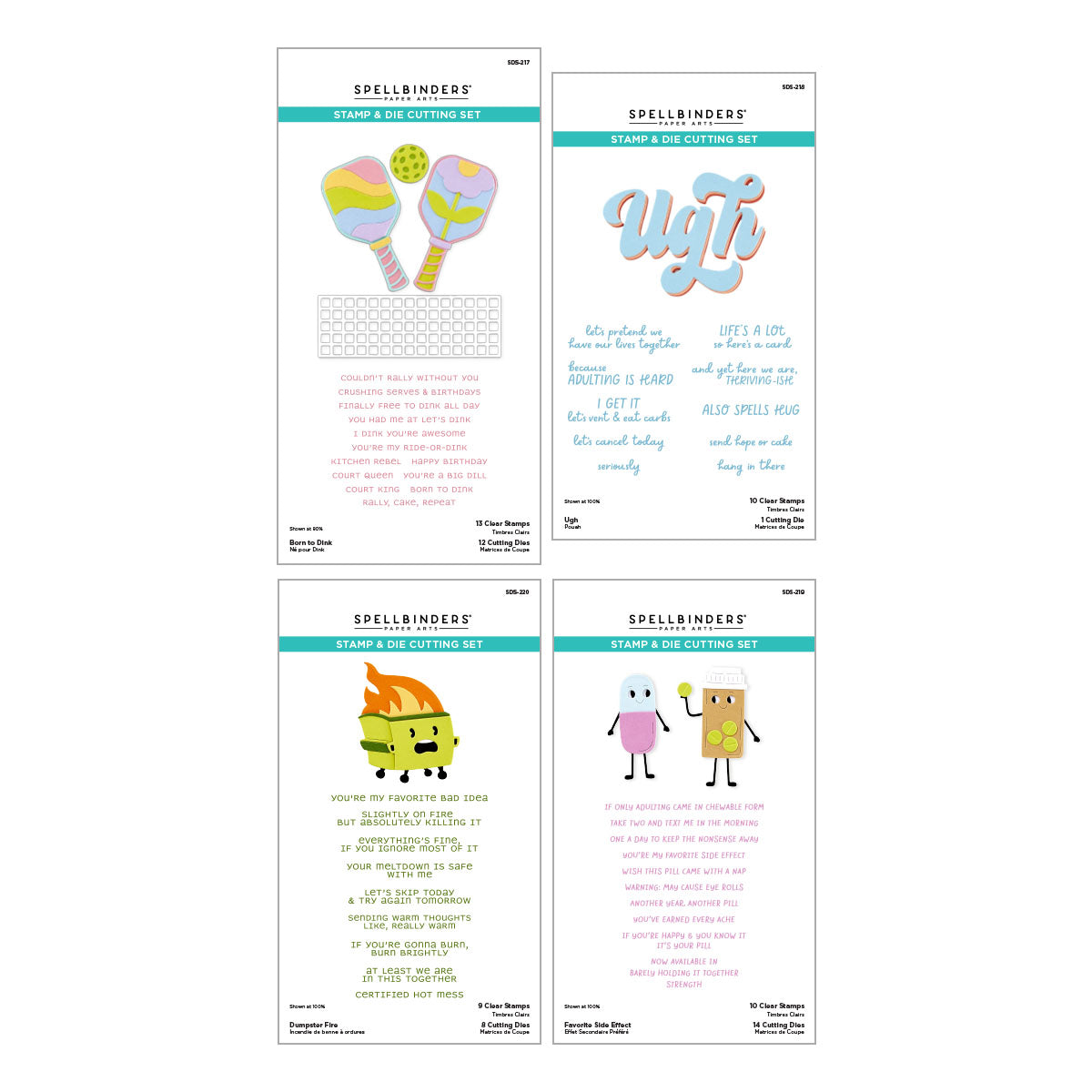 Spellbinders This Is Life Complete Collection Stamp & Die Bundle