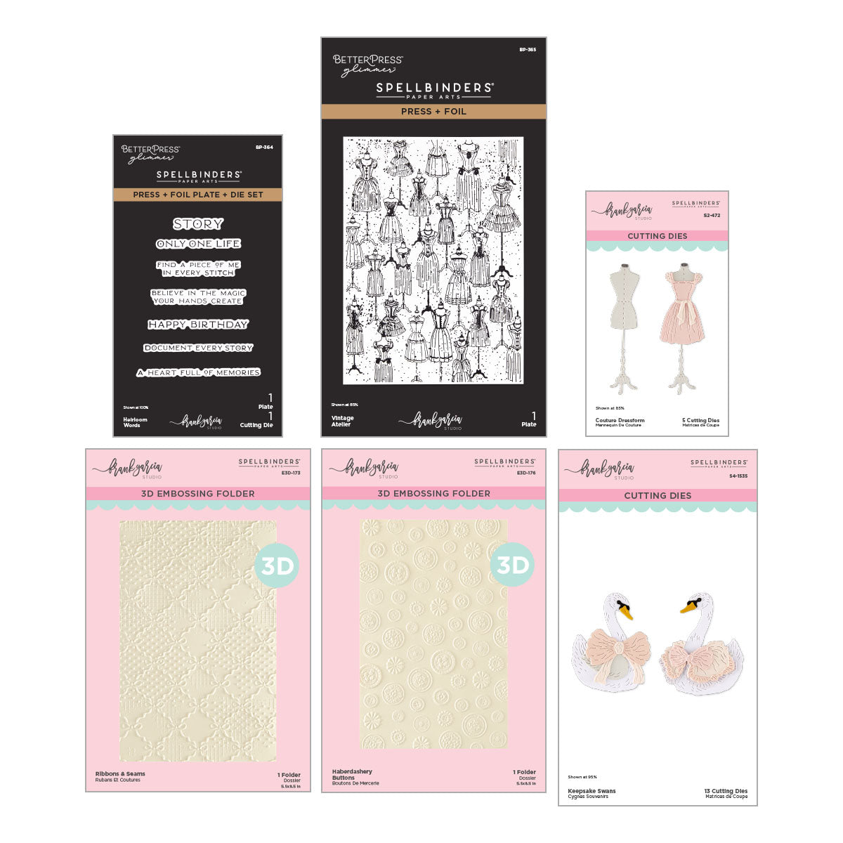Spellbinders Buttons & Keepsakes I Want It All! + Class Kit Bundle by Frank Garcia postage as per actuals