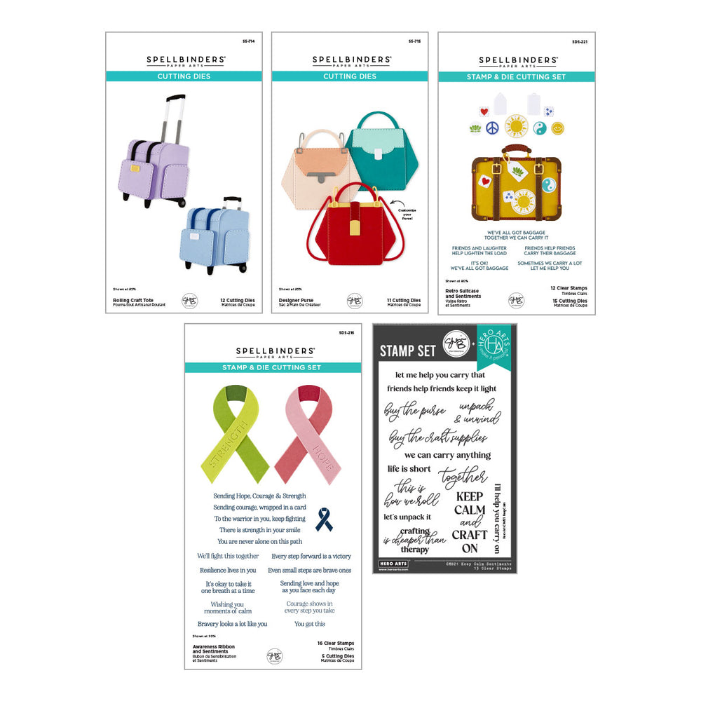 Spellbinders We All Have Baggage I Want It All Bundle