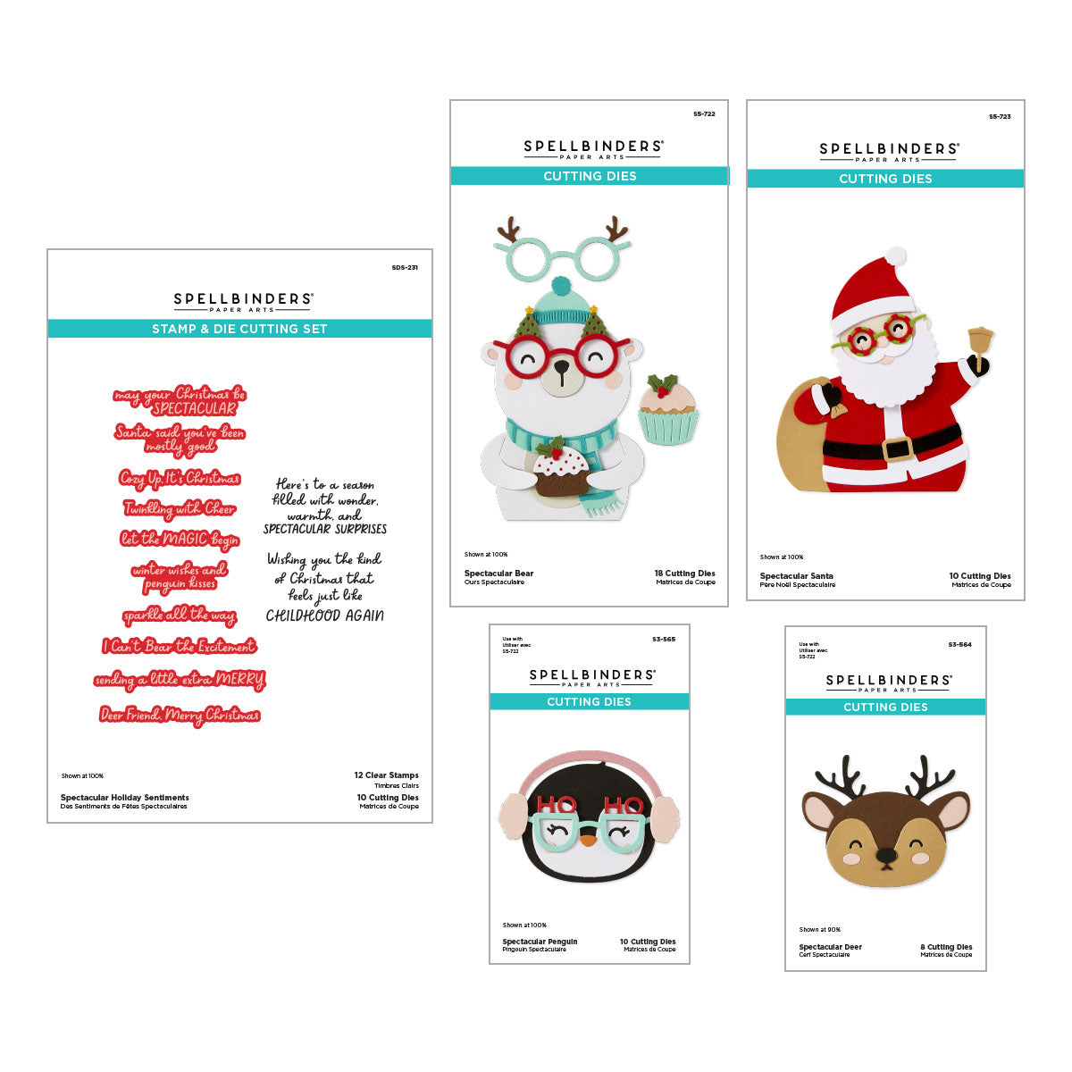 Spellbinders Spectacular Christmas I Want It All! Bundle - BD-1102