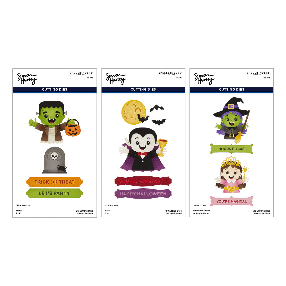 Spellbinders Halloween Hugs Die Bundle by Simon Hurley - BD-1137