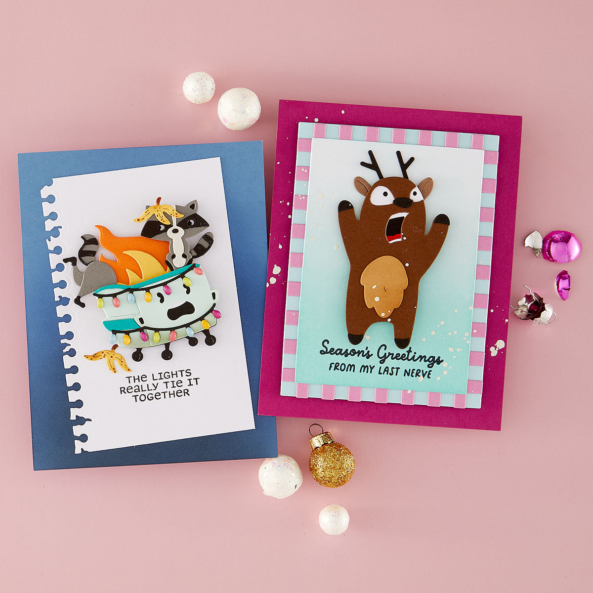 Spellbinders Merry Mayhem Stamp & Die Bundle