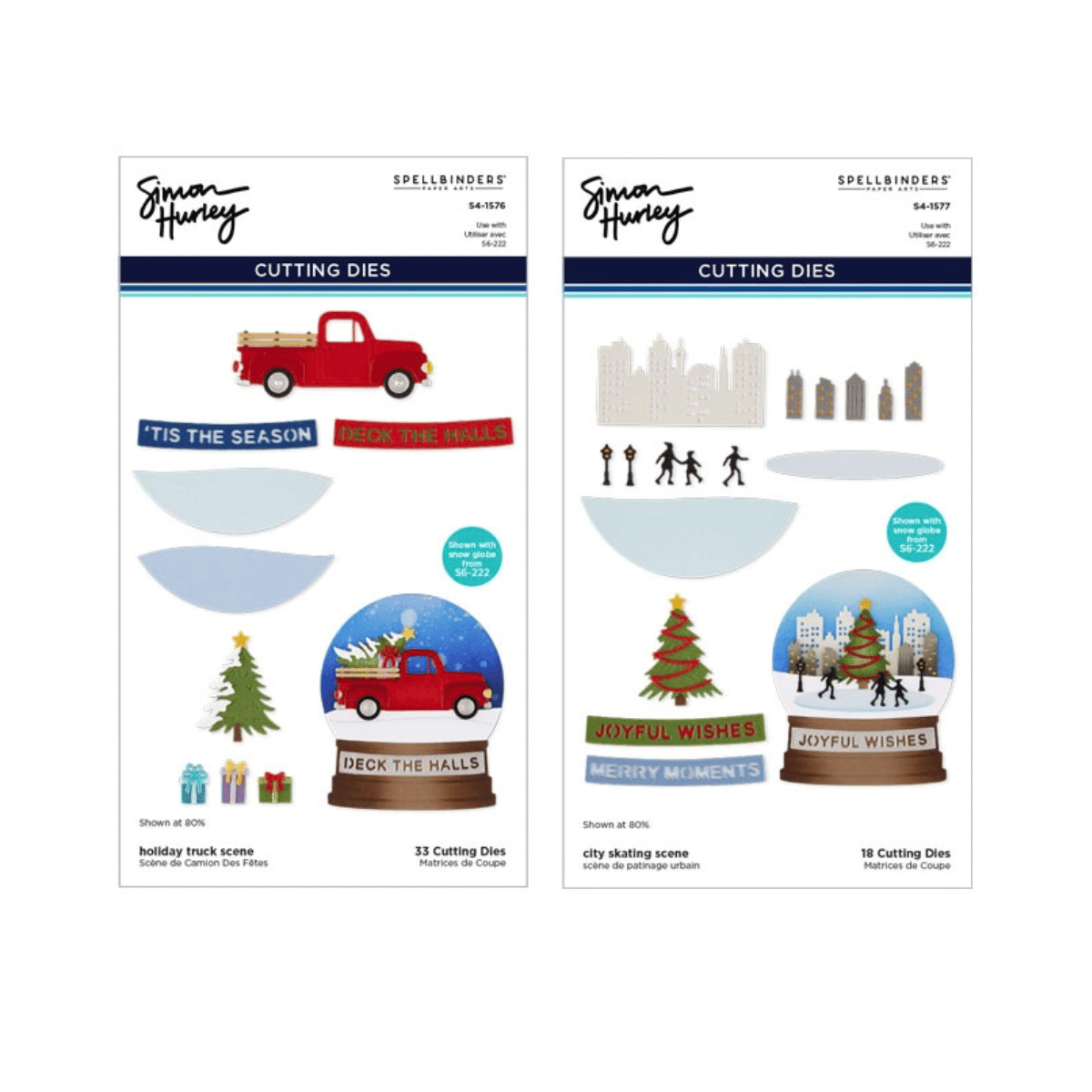 Spellbinders Snow Globe Scenes Die Bundle by Simon Hurley