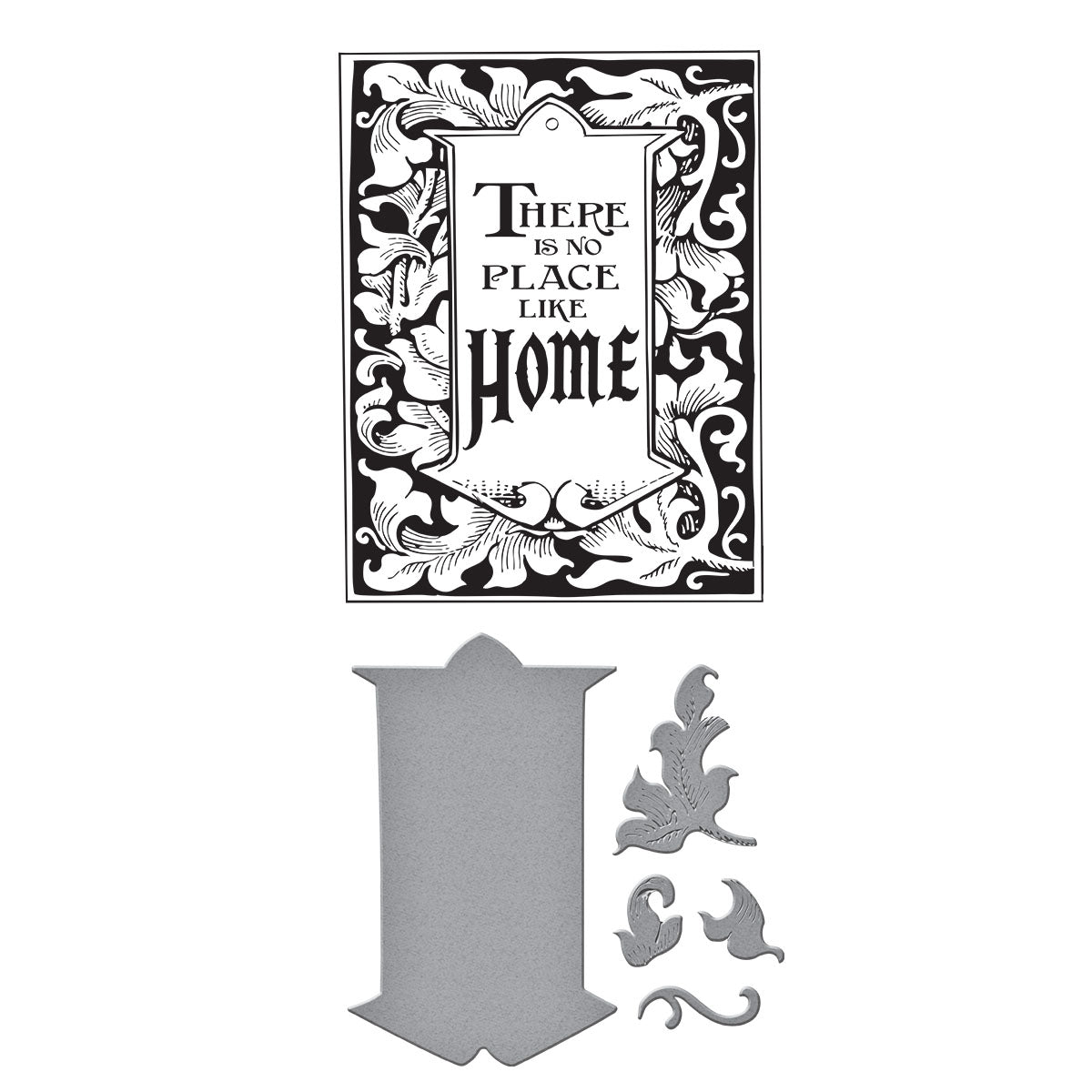 Spellbinders Wonder of Oz Frame & Tag BetterPress Plate & Die Set from the Wonder of Oz Collection by Graphic 45