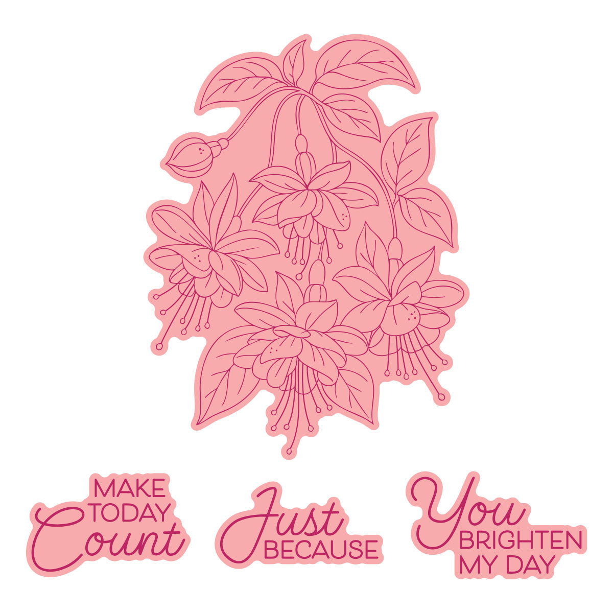 Spellbinders Magical Fuchsia I Want It All! Bundle by Alex Syberia Designs