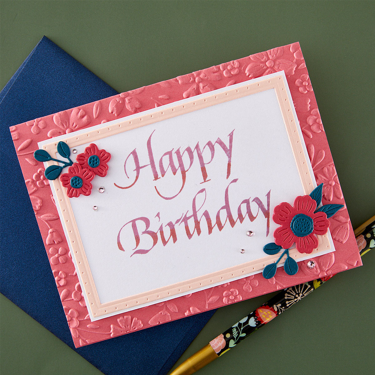Spellbinders Upright Italic Everyday Sentiments Press + Foil Bundle by Paul Antonio
