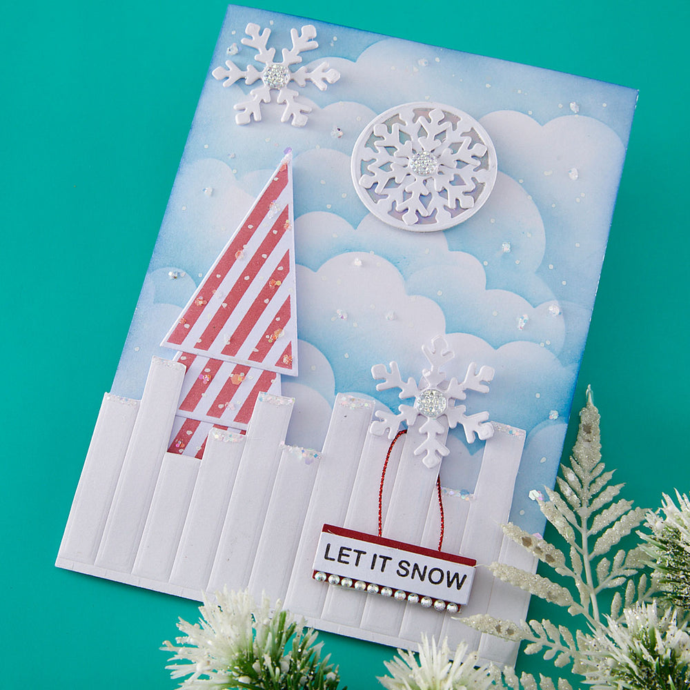 Spellbinders Infinity Trees Stamp & Die Set by Lisa Horton