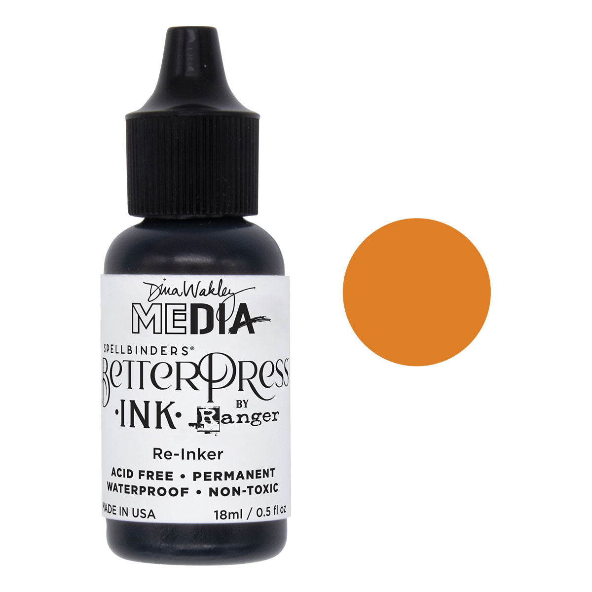 Spellbinders Cheddar BetterPress Reinker by Dina Wakley