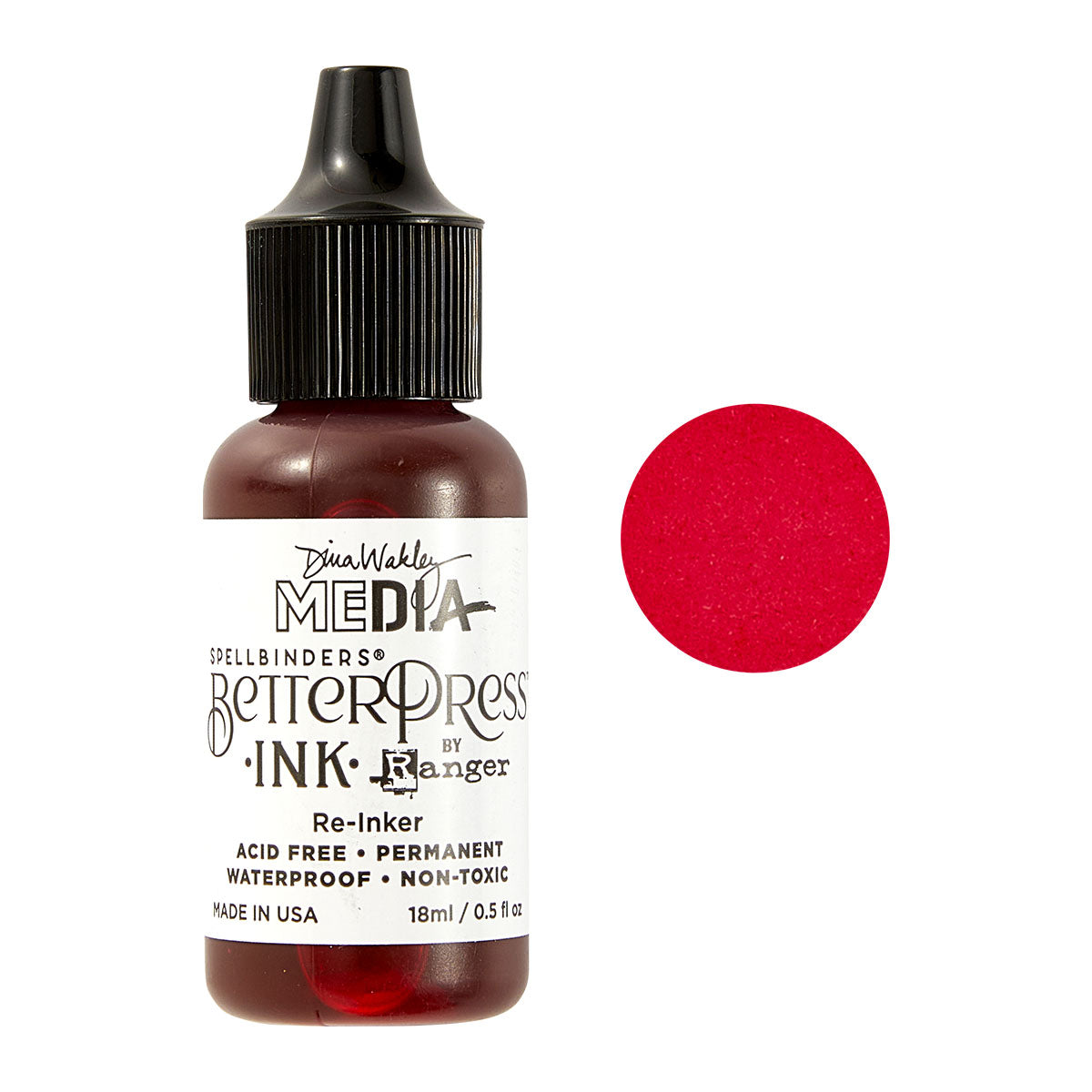 Spellbinders Ruby BetterPress Reinker by Dina Wakley