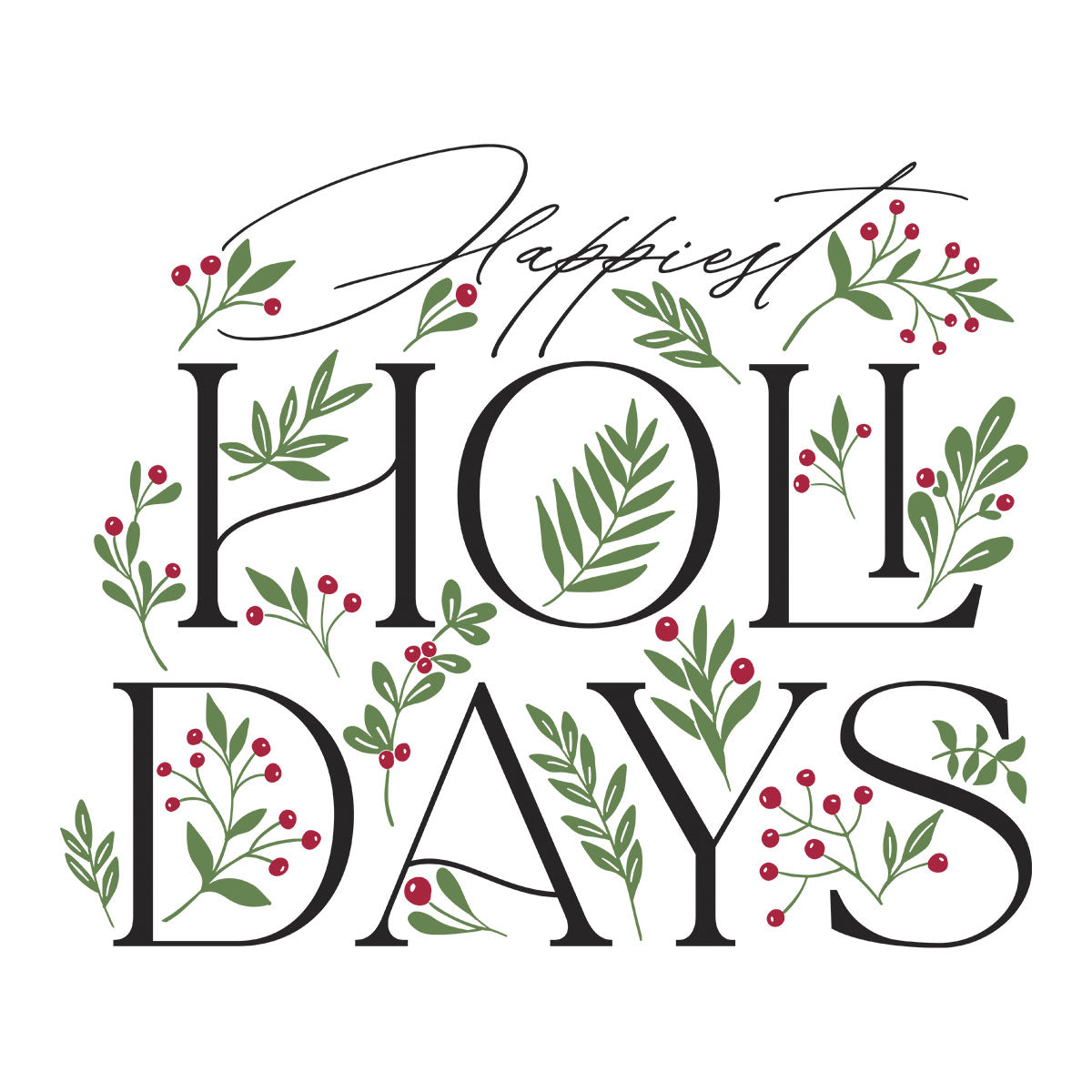 Spellbinders Happiest Holidays Registration Press Plate Set from the City Holiday Collection by Yana Smakula