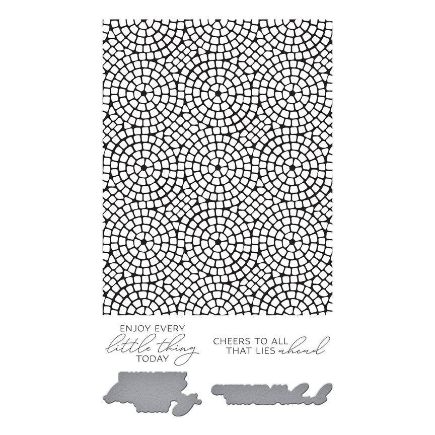 Spellbinders Mosaic Press Plates & Add on plate - BetterPress Society May 2025