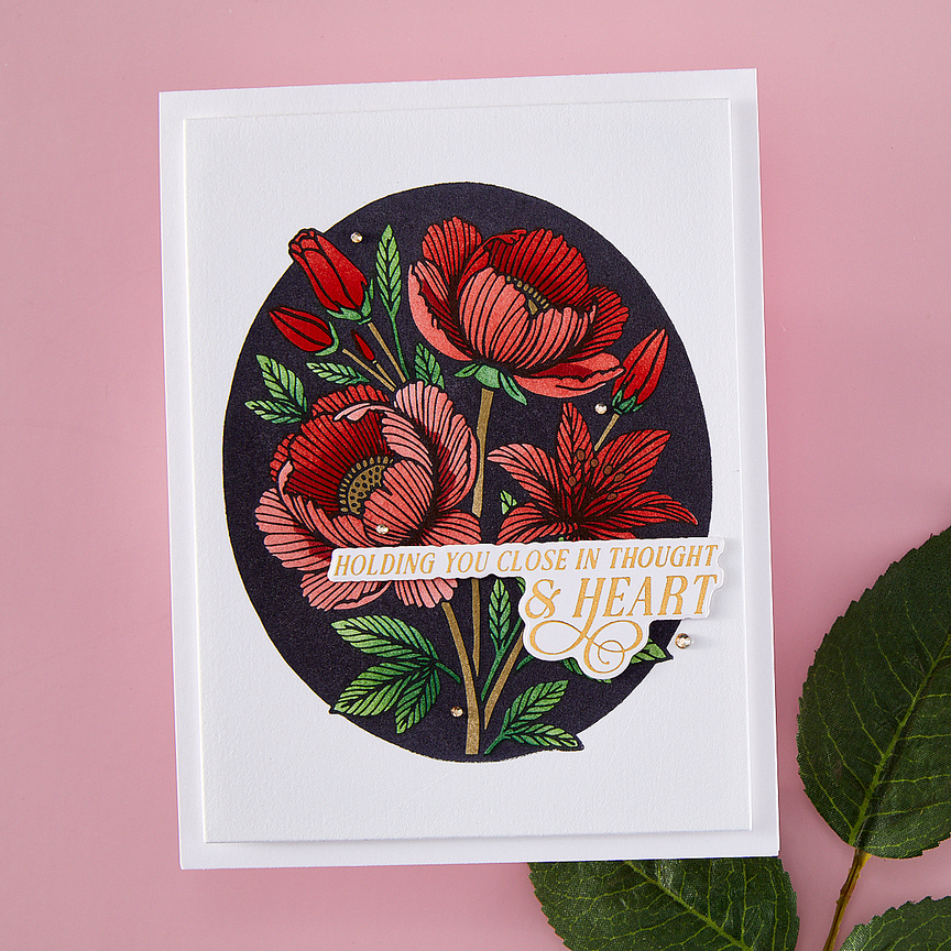 Spellbinders Sweet Moments Press Plate & Die Set & Stencil Bundle- BetterPress Society August 2025