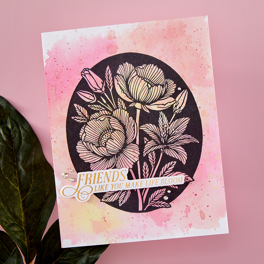 Spellbinders Sweet Moments Press Plate & Die Set & Stencil Bundle- BetterPress Society August 2025