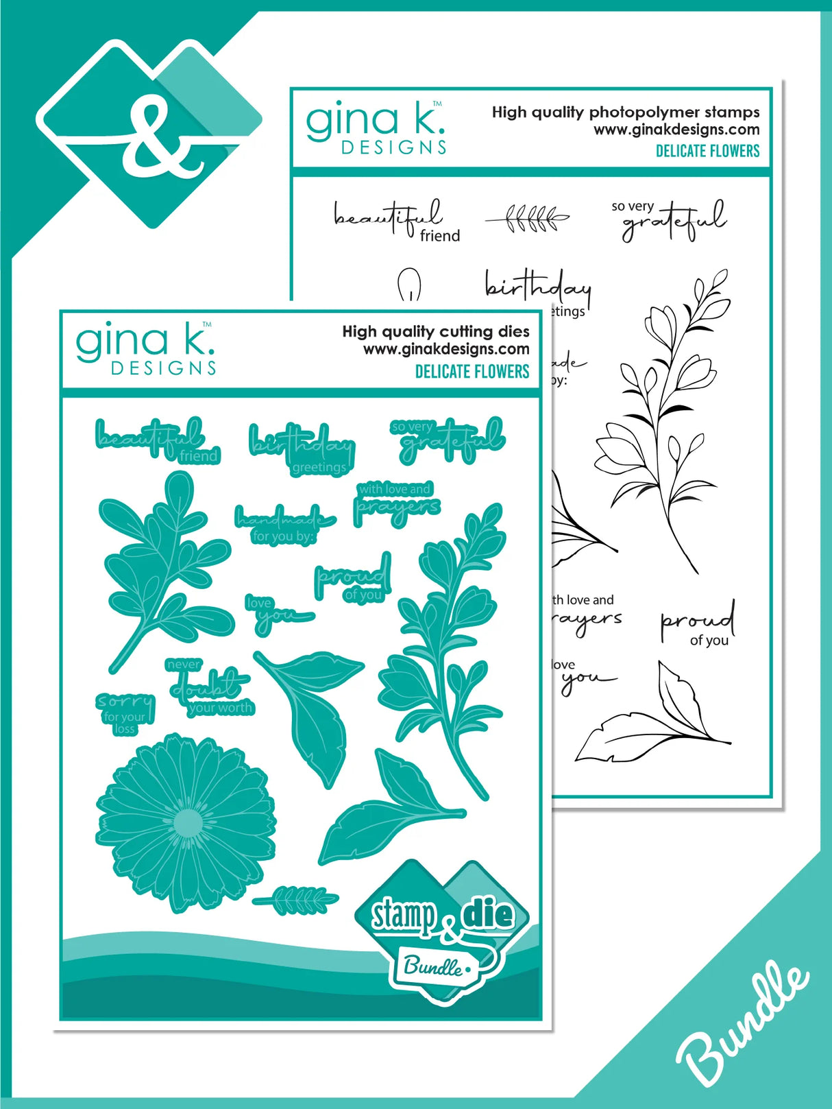 Gina K Designs BUNDLE- Delicate Flowers