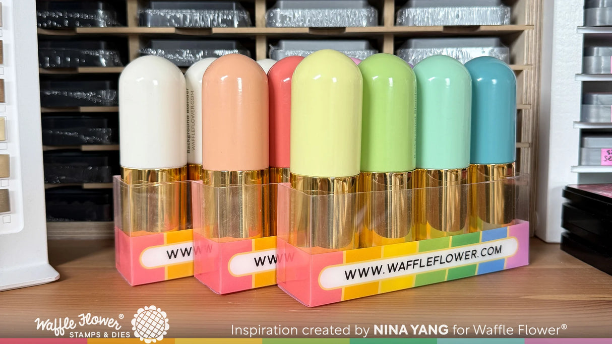 Waffle Flower Crafts Background Blender - Cream postage as per actuals