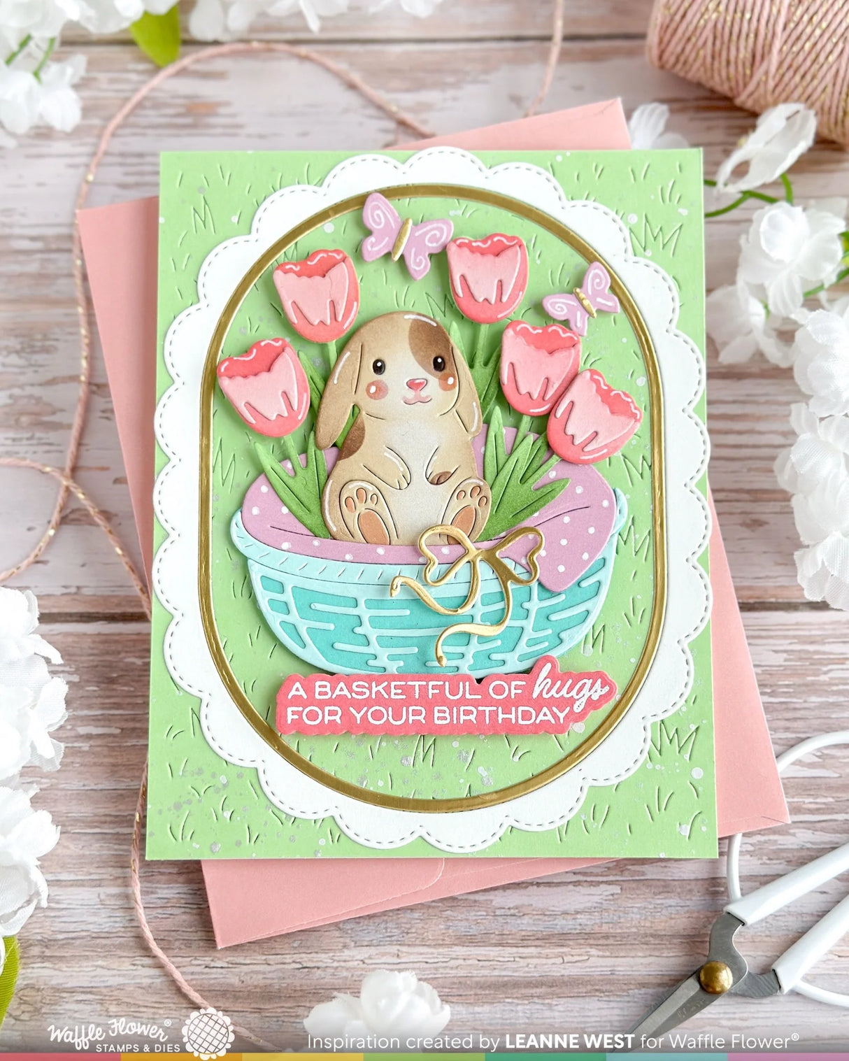 Waffle Flower Craft Basketful Base Die