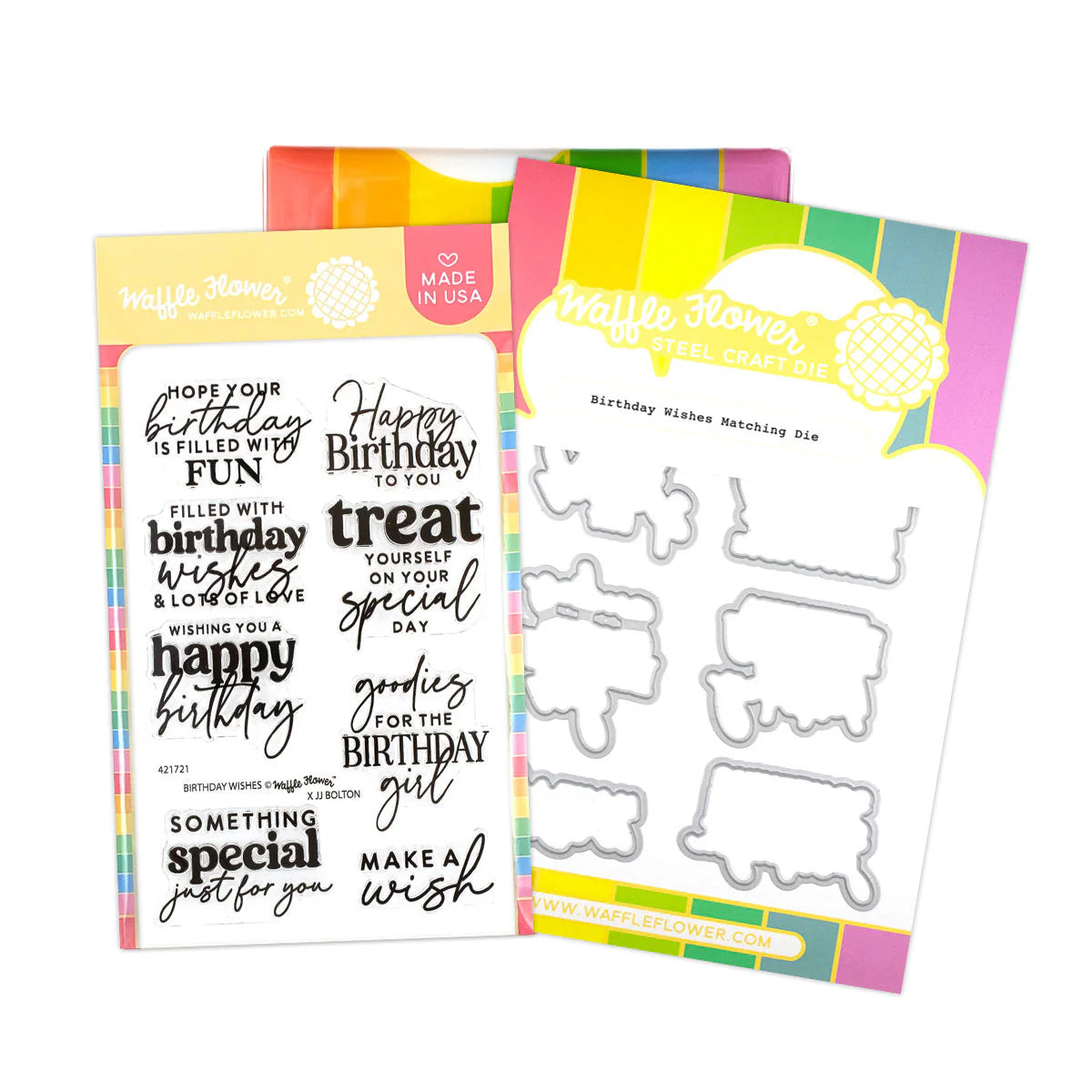 Waffle Flower Craft Birthday Wishes Combo