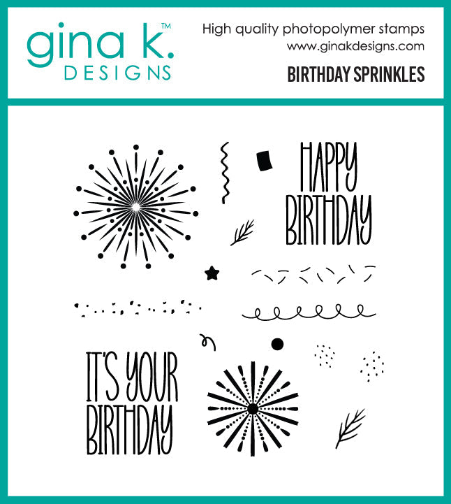 Gina K Designs Bundle – Birthday Sprinkles