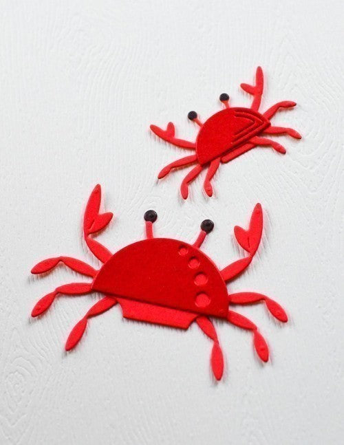 Birch Press Design Block Print Dancing Crabs