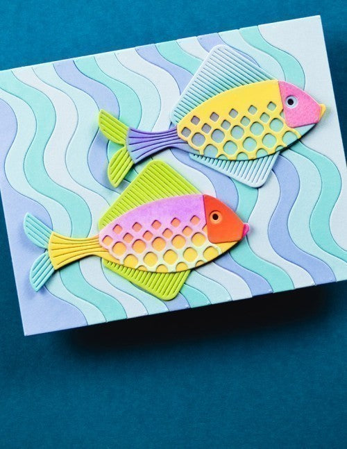 Birch Press Design Block Print Deep Sea Fish