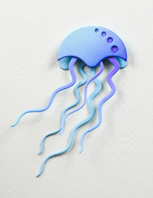 Birch Press Design Block Print Floating Jellyfish