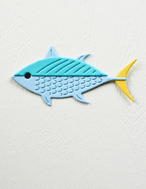 Birch Press Design Block Print Ocean Fish