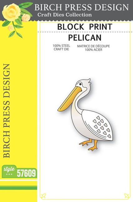 Birch Press Design Block Print Pelican